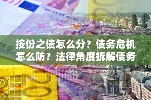 北京按份之债怎么分？债务危机怎么防？法律角度拆解债务分配与风险自保指南