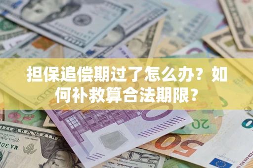 北京担保追偿期过了怎么办？如何补救算合法期限？