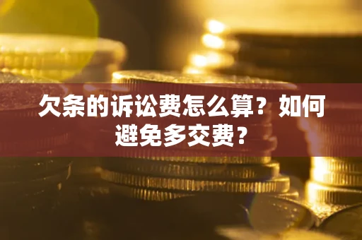 北京欠条的诉讼费怎么算？如何避免多交费？