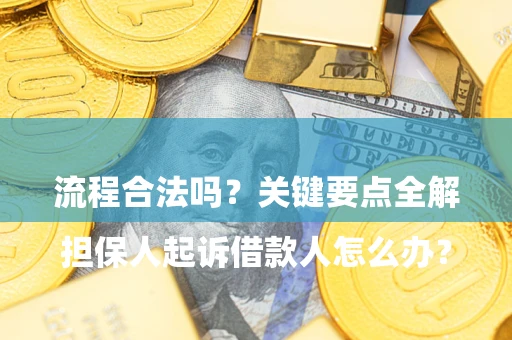 北京

担保人起诉借款人怎么办？流程合法吗？关键要点全解析