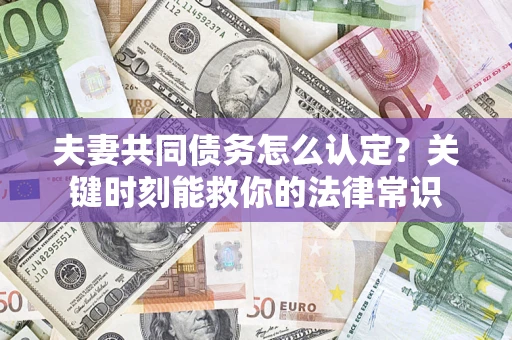 北京夫妻共同债务怎么认定？关键时刻能救你的法律常识