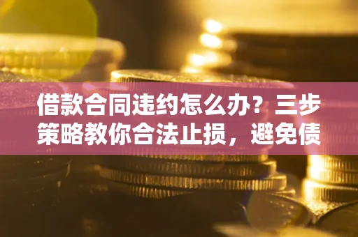 北京借款合同违约怎么办？三步策略教你合法止损，避免债务危机升级